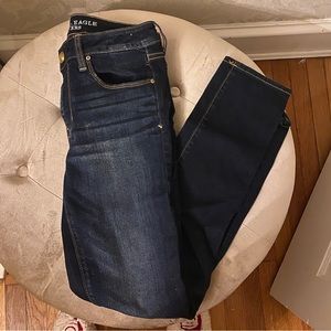 American Eagle Super Skinny Stretch Blue Denim